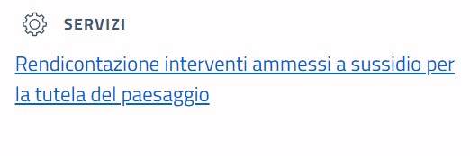 scarica la modulistica di rendicontazione sussidio dal Portale istituzionale